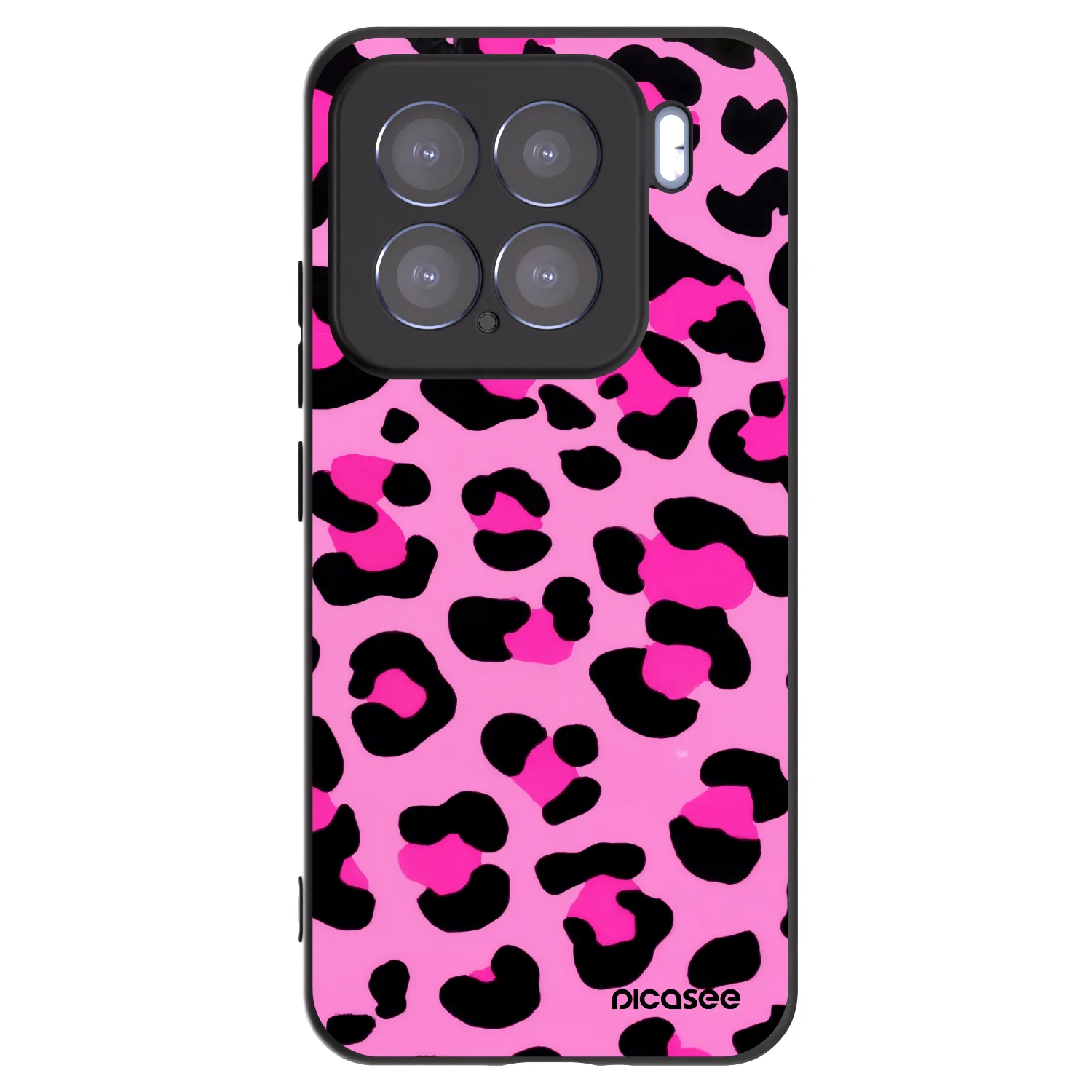 Picasee husă neagră din silicon pentru Xiaomi 15 - Pink Tiger