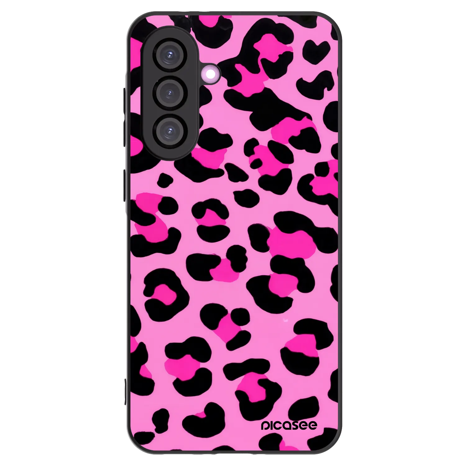 Picasee husă neagră din silicon pentru Samsung Galaxy A36 5G - Pink Tiger