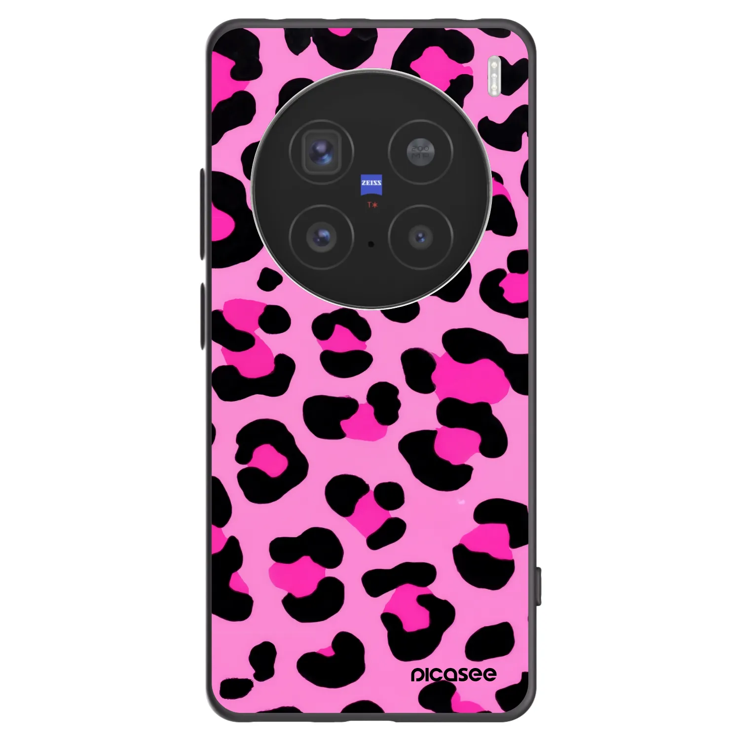 Picasee husă neagră din silicon pentru Vivo X200 Pro - Pink Tiger