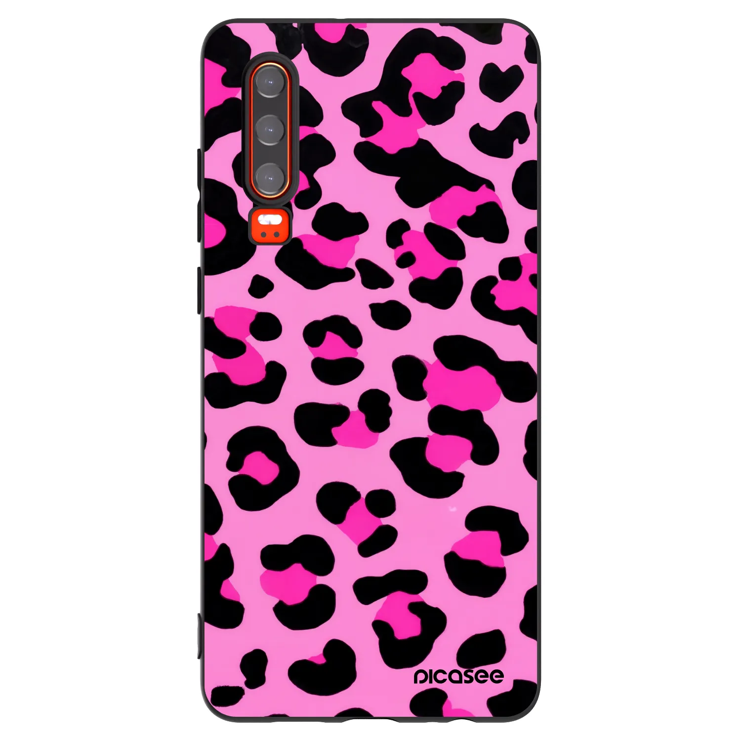 Picasee husă neagră din silicon pentru Huawei P30 - Pink Tiger