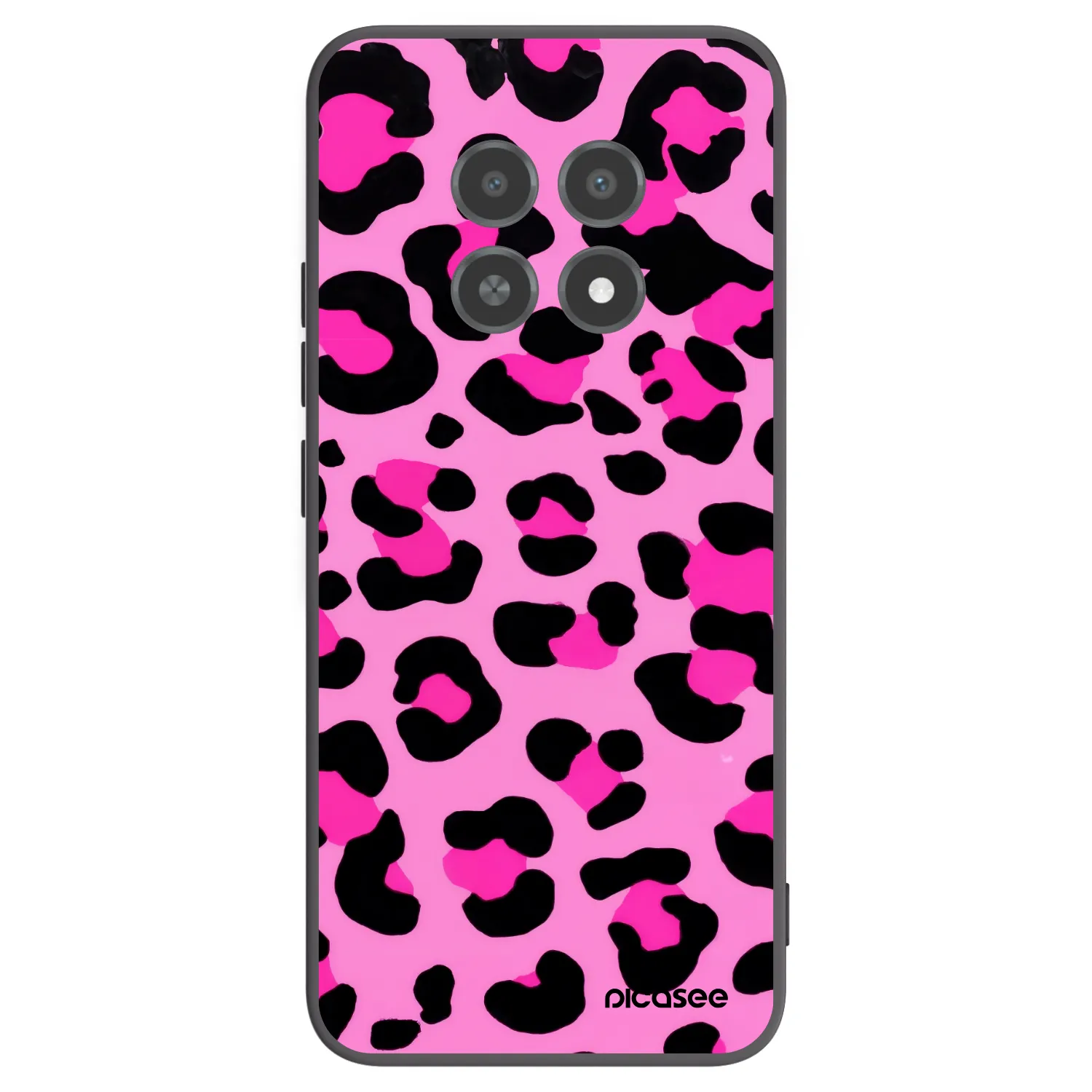 Picasee husă neagră din silicon pentru Realme 12X - Pink Tiger
