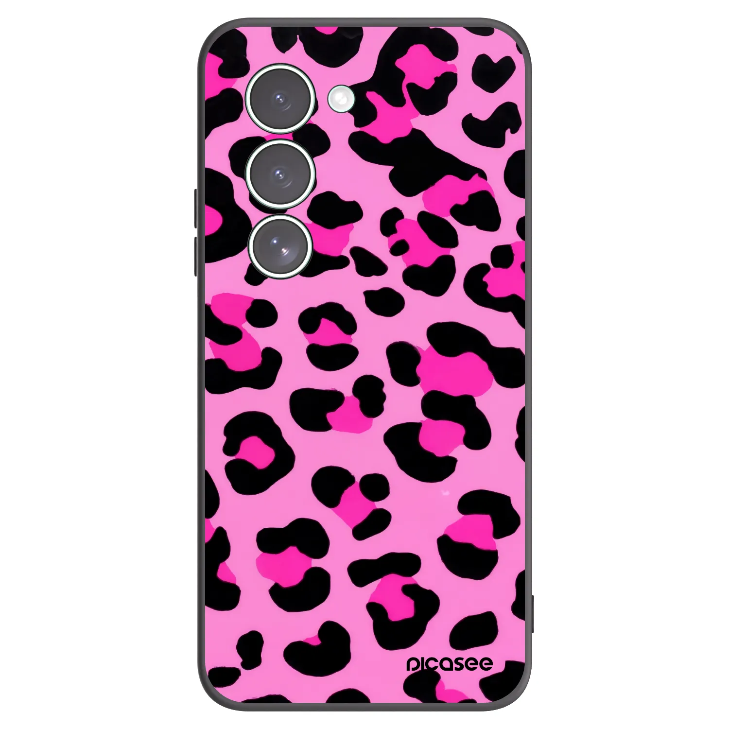 Picasee husă neagră din silicon pentru Xiaomi Redmi 15 5G - Pink Tiger