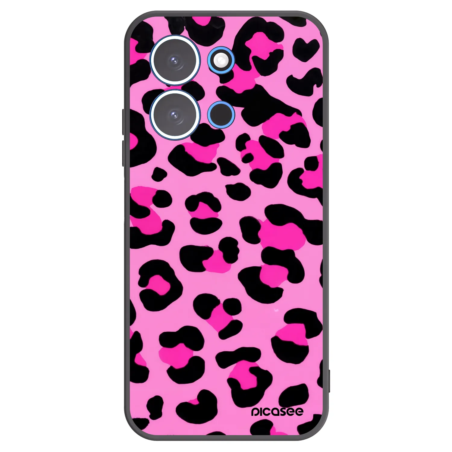 Picasee husă neagră din silicon pentru Xiaomi Redmi 15C 4G - Pink Tiger