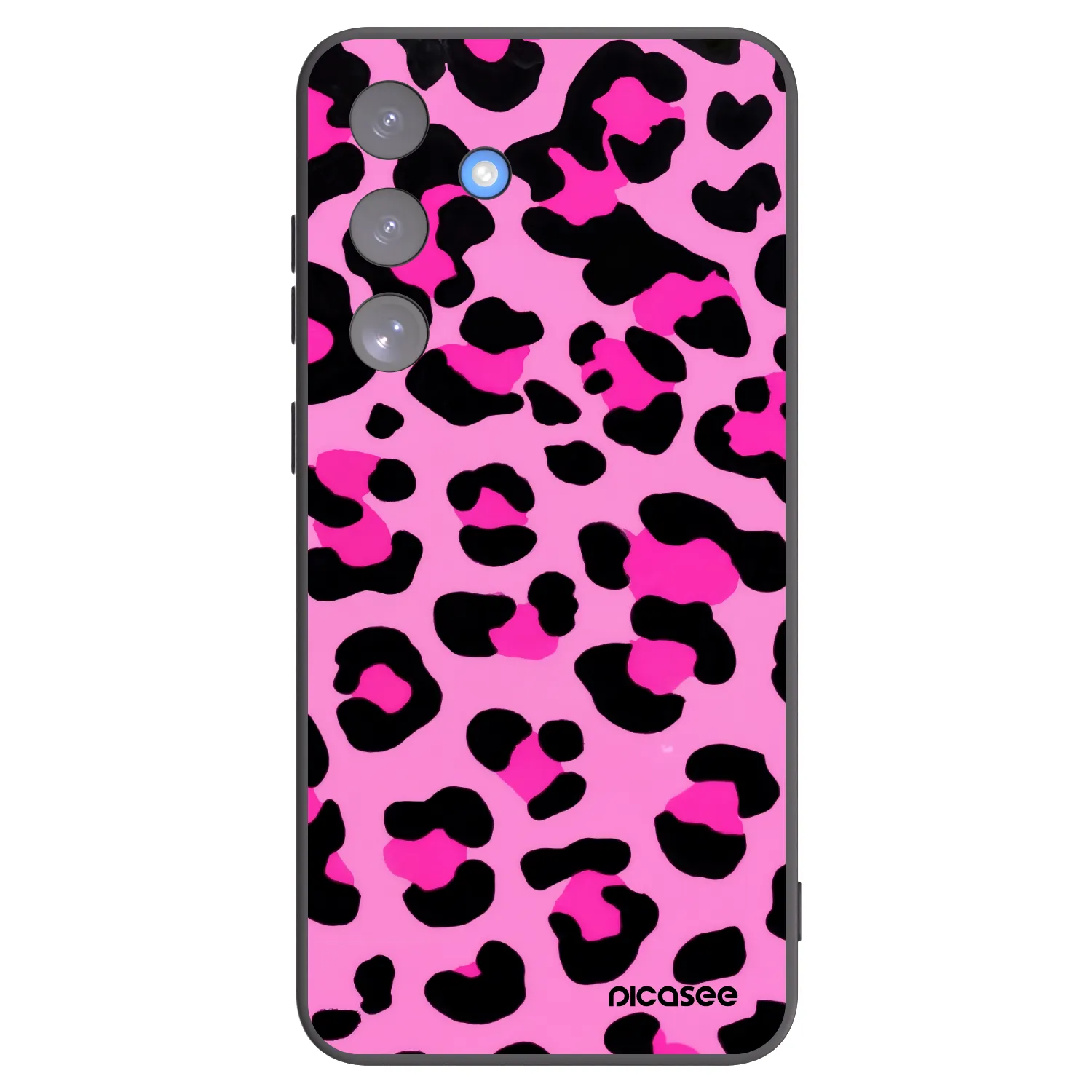 Picasee husă neagră din silicon pentru Samsung Galaxy S25 FE 5G - Pink Tiger