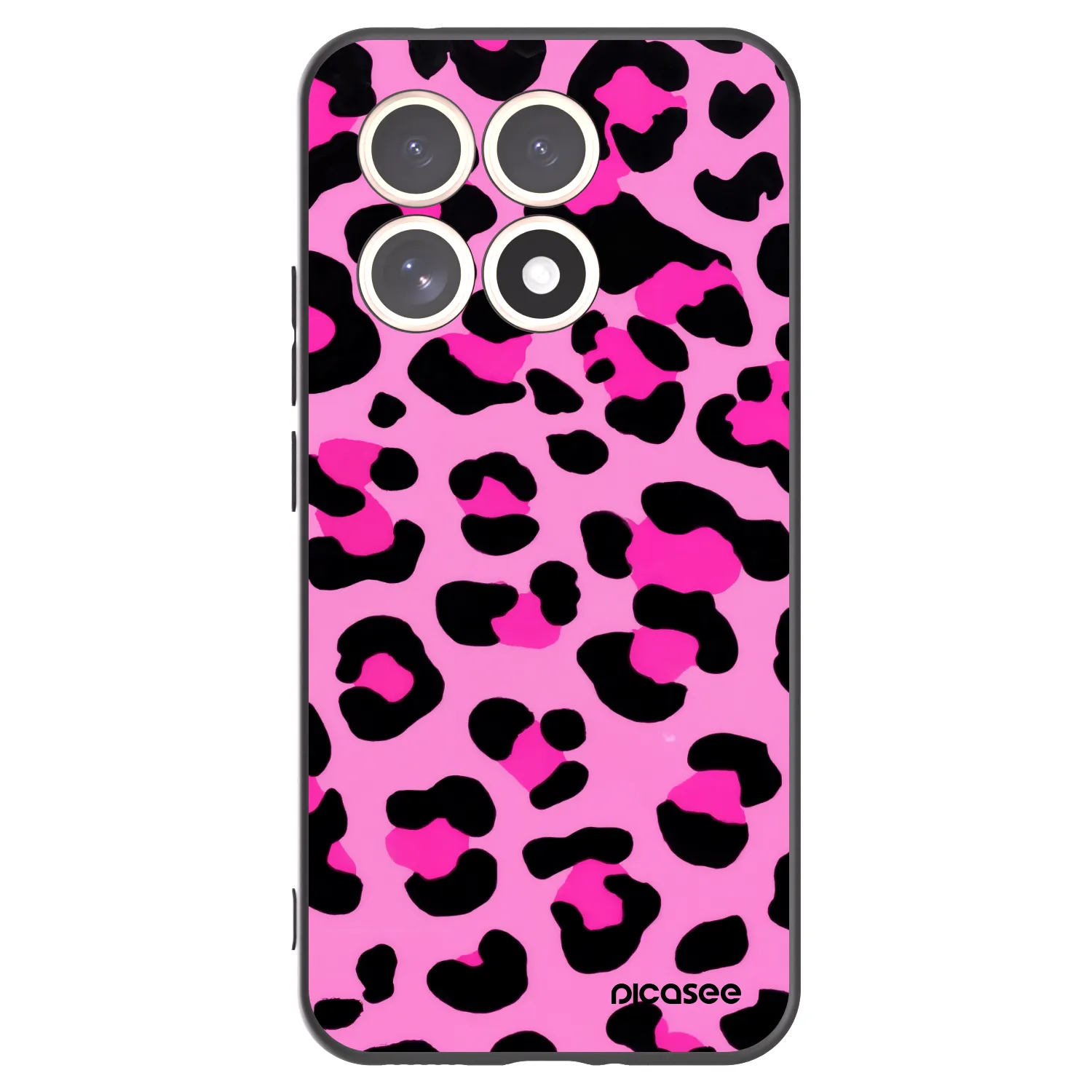 Picasee husă neagră din silicon pentru Xiaomi 15T - Pink Tiger