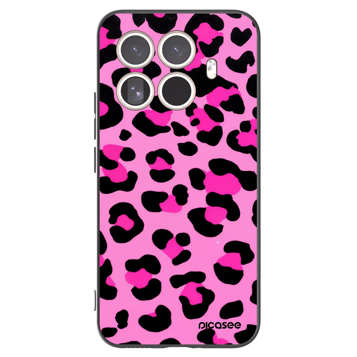 Picasee husă neagră din silicon pentru Xiaomi 15T Pro - Pink Tiger