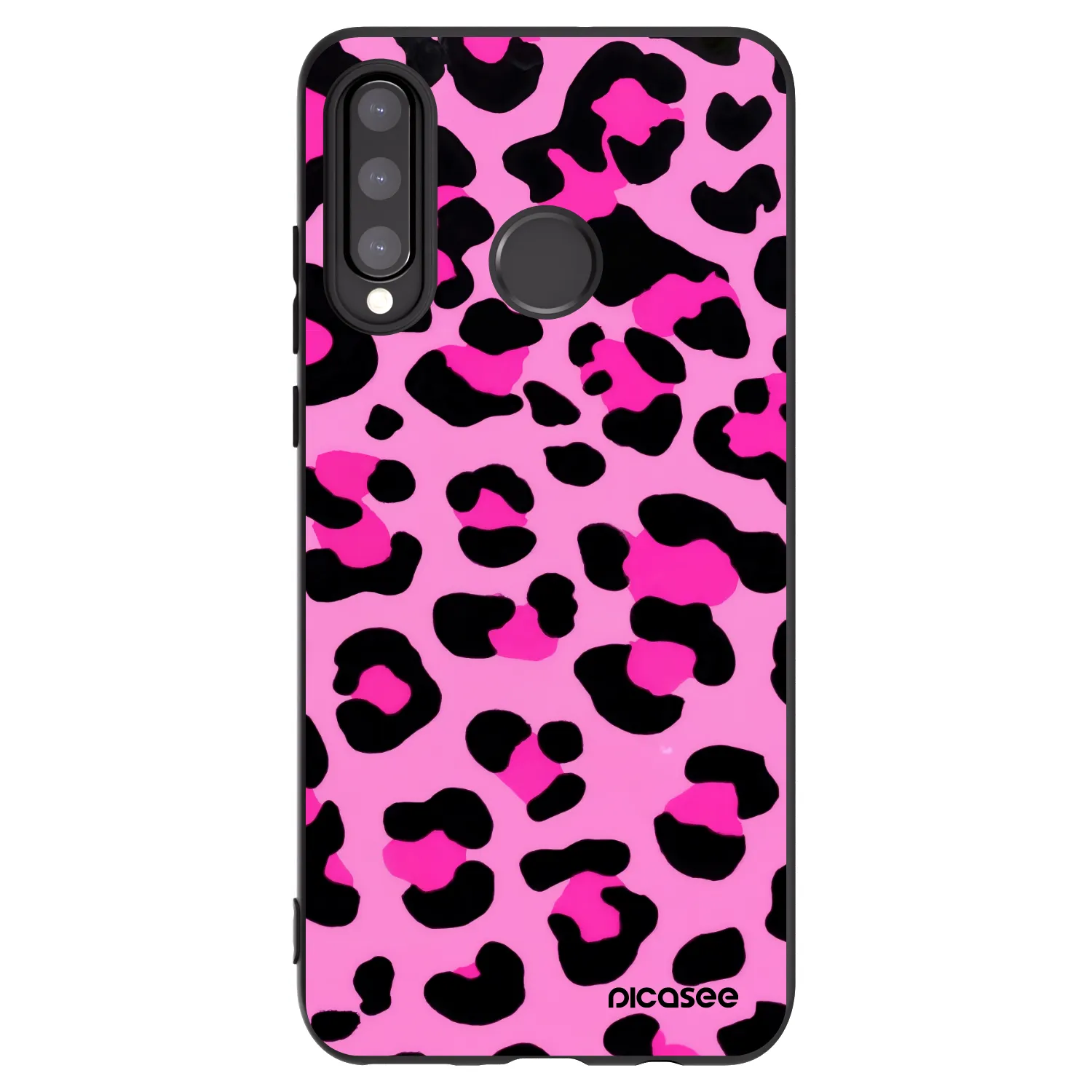 Picasee husă neagră din silicon pentru Huawei P30 Lite - Pink Tiger