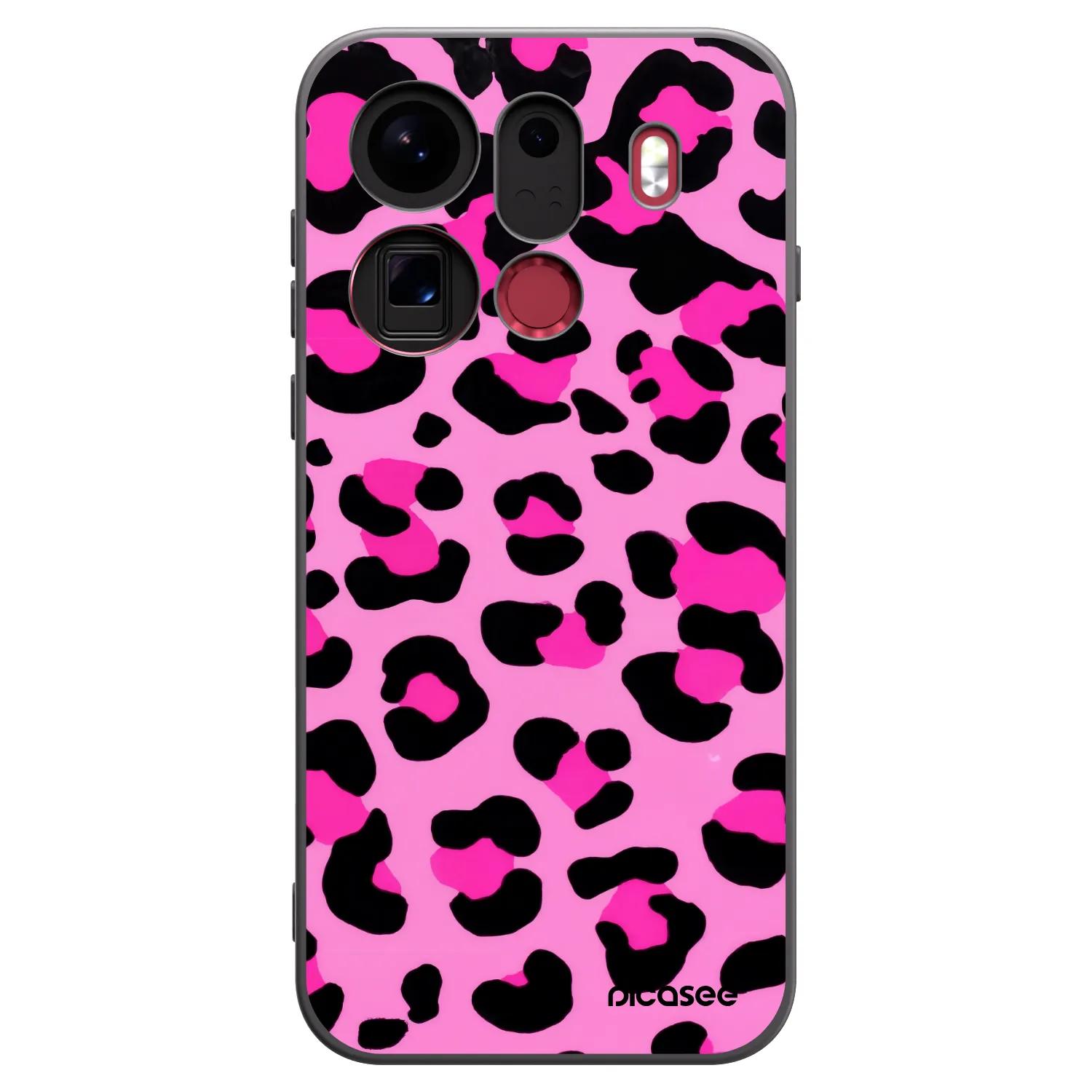 Picasee husă neagră din silicon pentru OPPO Find X9 Pro - Pink Tiger