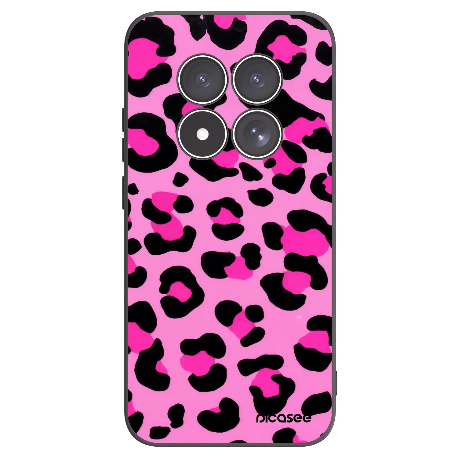 Picasee husă neagră din silicon pentru Xiaomi Redmi Note 15 Pro 5G - Pink Tiger