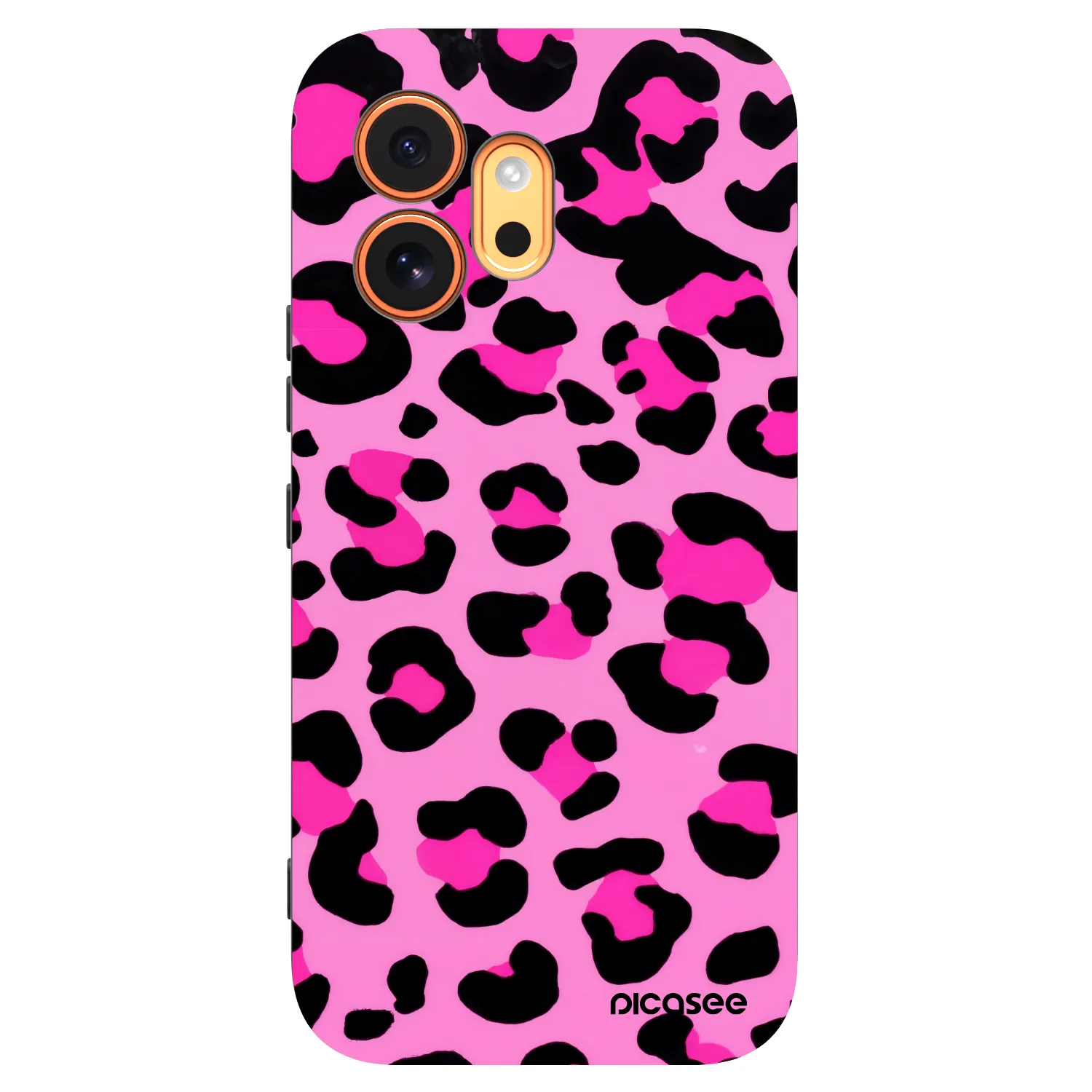 Picasee husă neagră din silicon pentru Honor 600 - Pink Tiger