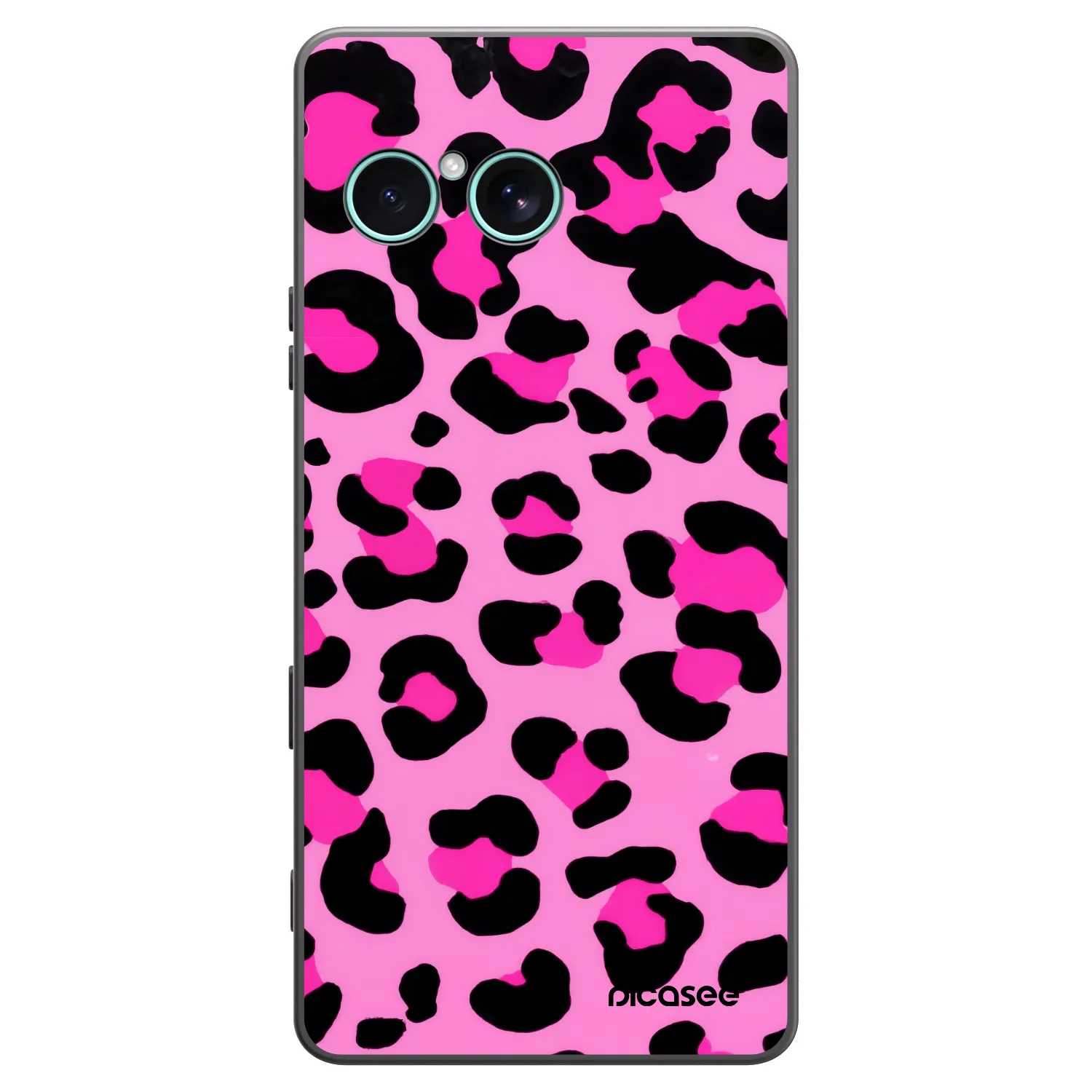 Picasee husă neagră din silicon pentru Sony Xperia 10 VII - Pink Tiger