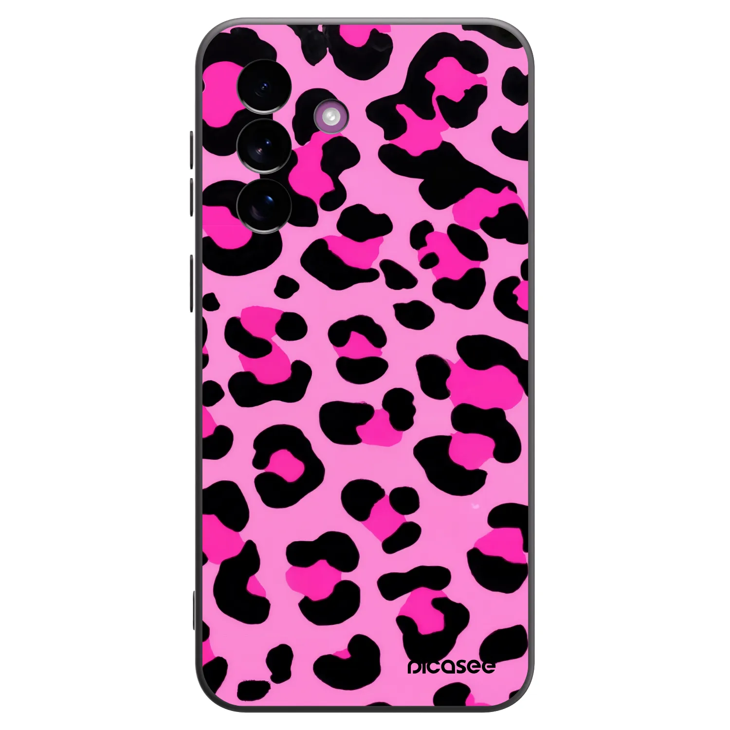Picasee husă neagră din silicon pentru Samsung Galaxy A37 - Pink Tiger