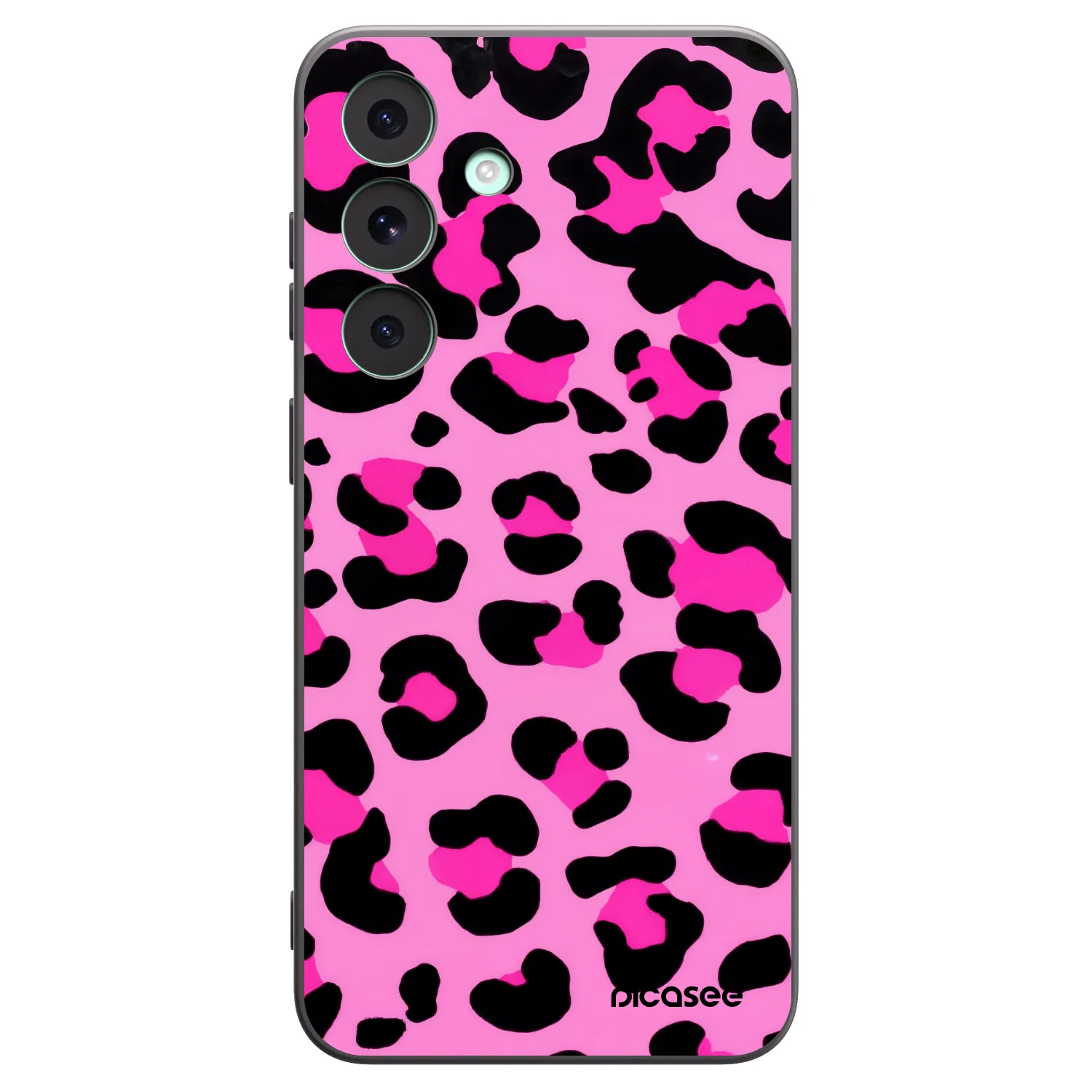 Picasee husă neagră din silicon pentru Samsung Galaxy S26 FE - Pink Tiger
