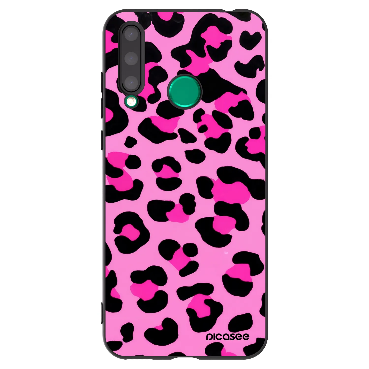 Picasee husă neagră din silicon pentru Honor 20 Lite - Pink Tiger