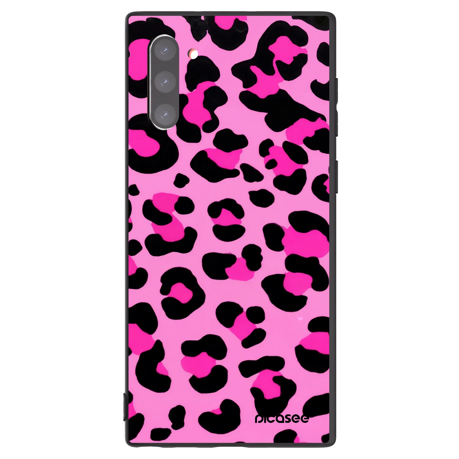 Picasee husă neagră din silicon pentru Samsung Galaxy Note 10 N970F - Pink Tiger