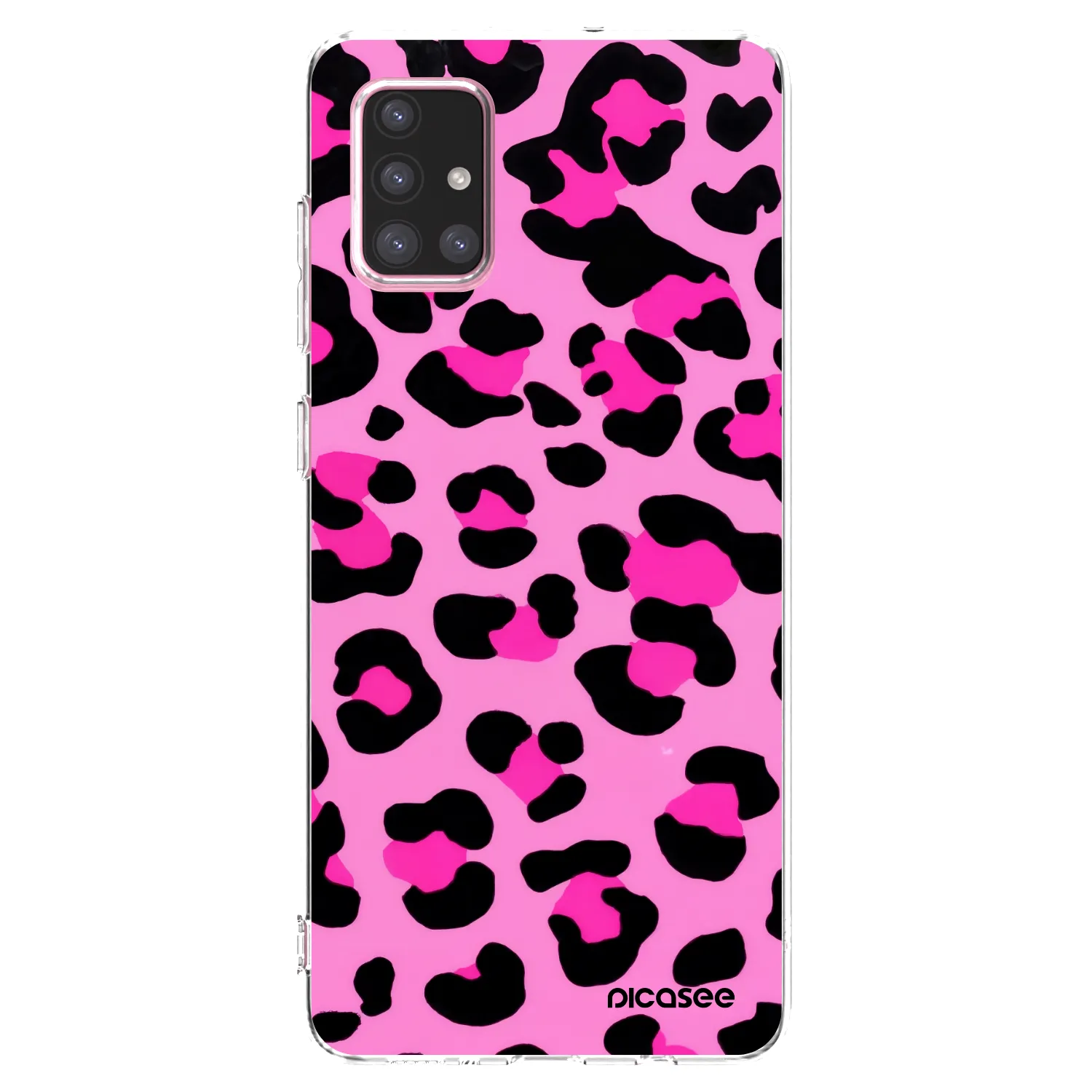 Picasee husă transparentă din silicon pentru Samsung Galaxy A71 A715F - Pink Tiger