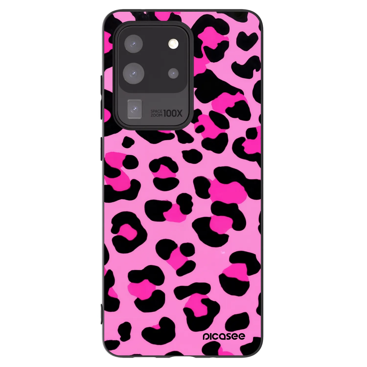 Picasee husă neagră din silicon pentru Samsung Galaxy S20 Ultra 5G G988F - Pink Tiger