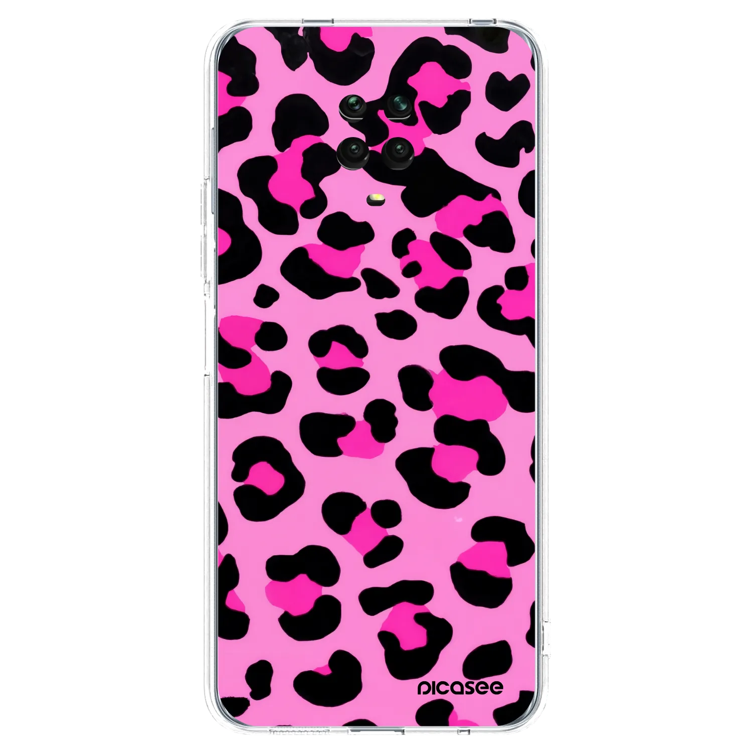 Picasee husă transparentă din silicon pentru Xiaomi Redmi Note 9 Pro - Pink Tiger