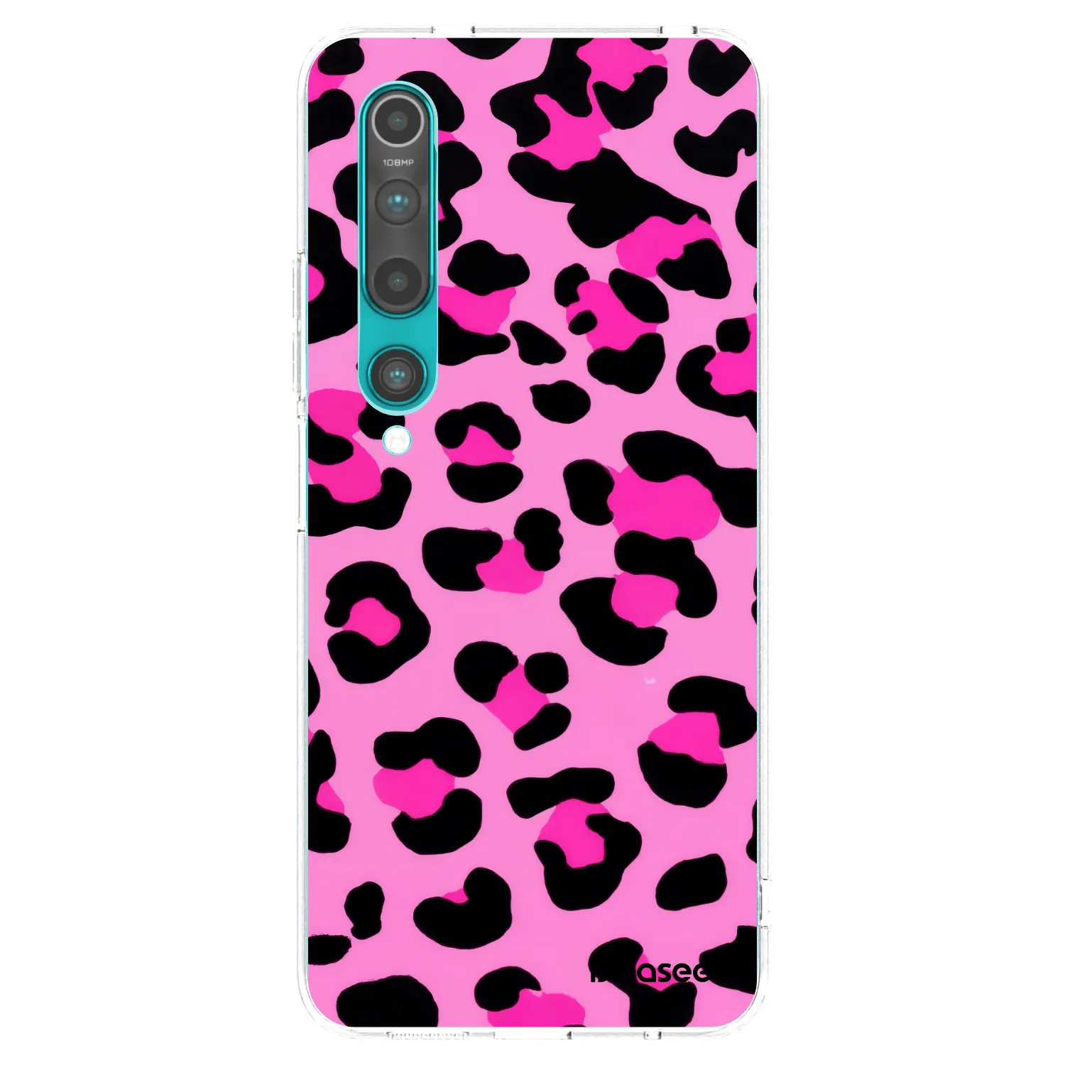 Picasee husă transparentă din silicon pentru Xiaomi Mi 10 - Pink Tiger