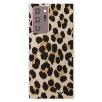 Picasee husă transparentă din silicon pentru Samsung Galaxy Note 20 Ultra - Brown Tiger