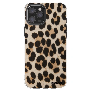 Picasee husă transparentă din silicon pentru Apple iPhone 12 Pro Max - Brown Tiger