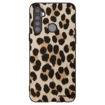 Picasee husă neagră din silicon pentru Realme 5 - Brown Tiger