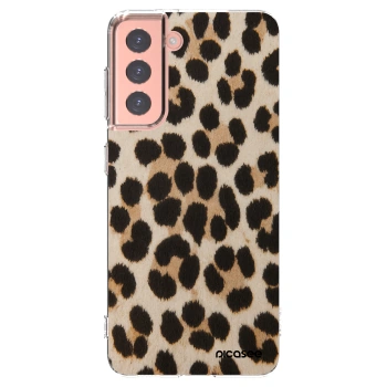 Picasee husă transparentă din silicon pentru Samsung Galaxy S21 5G G991B - Brown Tiger