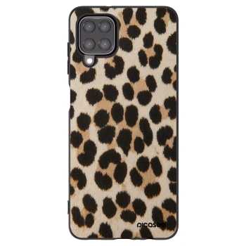 Picasee husă neagră din silicon pentru Samsung Galaxy A12 A125F - Brown Tiger