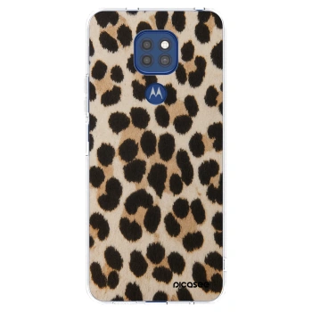 Picasee husă transparentă din silicon pentru Motorola Moto G9 Play - Brown Tiger
