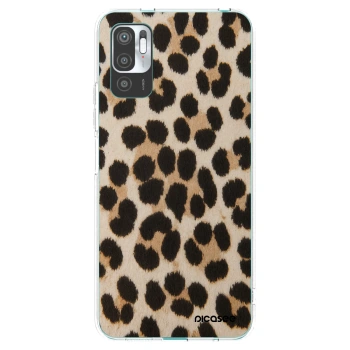 Picasee husă transparentă din silicon pentru Xiaomi Redmi Note 10 5G - Brown Tiger