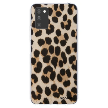 Picasee husă transparentă din silicon pentru Samsung Galaxy A02s A025G - Brown Tiger