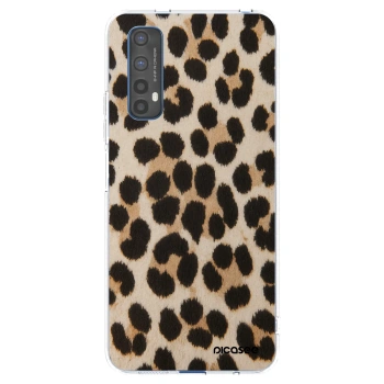 Picasee husă transparentă din silicon pentru Realme 7 - Brown Tiger