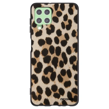 Picasee husă neagră din silicon pentru Samsung Galaxy A22 A225F 4G - Brown Tiger