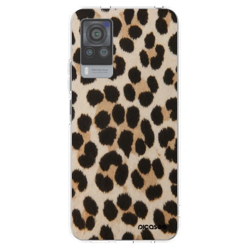 Picasee husă transparentă din silicon pentru Vivo X60 Pro 5G - Brown Tiger