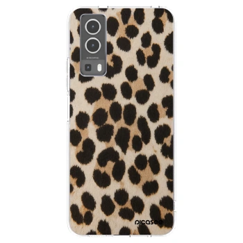 Picasee husă transparentă din silicon pentru Vivo Y72 5G - Brown Tiger