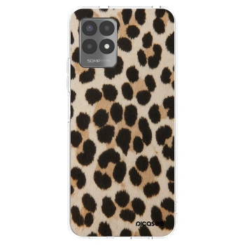 Picasee husă transparentă din silicon pentru Realme 8i - Brown Tiger