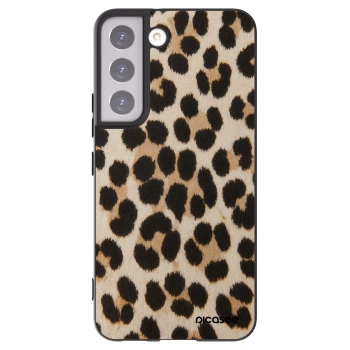 Picasee husă neagră din silicon pentru Samsung Galaxy S22 5G - Brown Tiger