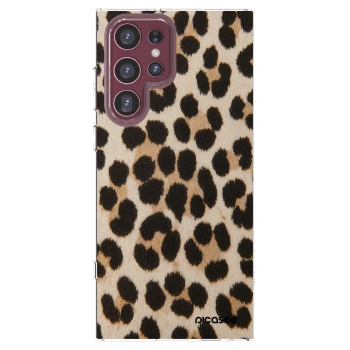 Picasee husă transparentă din silicon pentru Samsung Galaxy S22 Ultra 5G - Brown Tiger