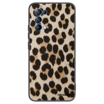 Picasee husă neagră din silicon pentru OPPO Reno 5 5G - Brown Tiger