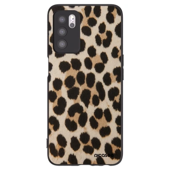 Picasee husă neagră din silicon pentru OPPO A16s - Brown Tiger