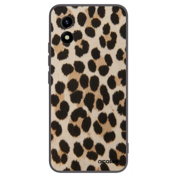 Picasee husă neagră din silicon pentru Vivo Y01 - Brown Tiger