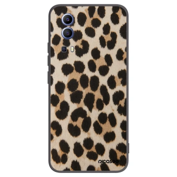 Picasee husă neagră din silicon pentru Vivo Y52 5G - Brown Tiger