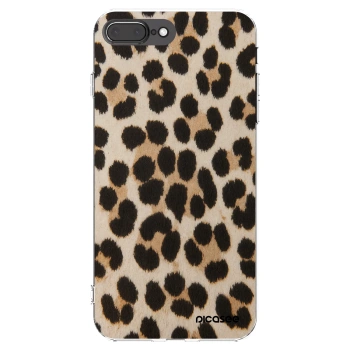 Picasee husă transparentă din silicon pentru Apple iPhone 8 Plus - Brown Tiger