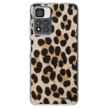 Picasee husă transparentă din silicon pentru Xiaomi Redmi Note 11 Pro+ 5G - Brown Tiger