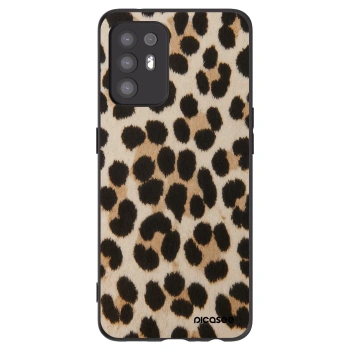 Picasee husă neagră din silicon pentru OPPO A94 5G - Brown Tiger