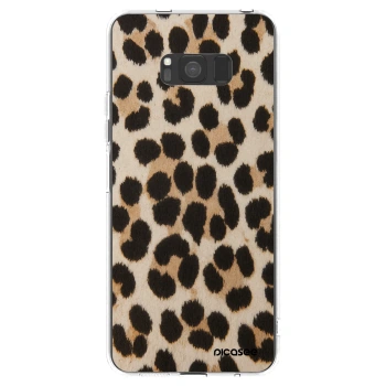 Picasee husă transparentă din silicon pentru Samsung Galaxy S8 G950F - Brown Tiger