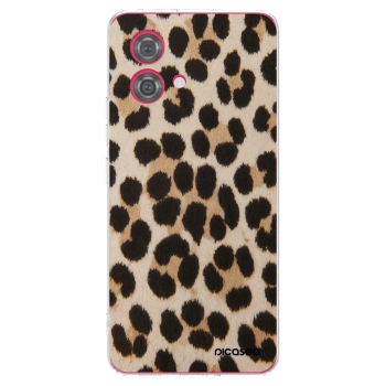 Picasee husă transparentă din silicon pentru Motorola Moto G84 5G - Brown Tiger