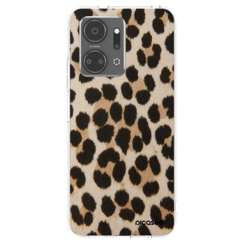 Picasee husă transparentă din silicon pentru Honor X7a - Brown Tiger
