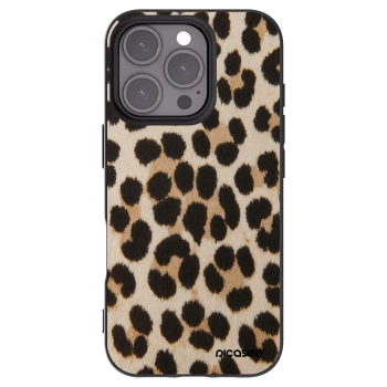Picasee husă neagră din silicon pentru Apple iPhone 16 Pro - Brown Tiger