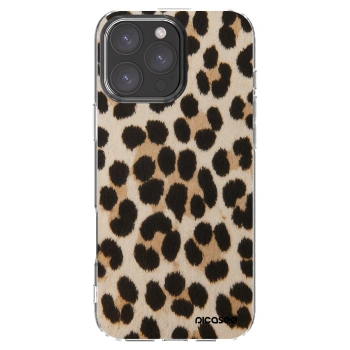 Picasee husă transparentă din silicon pentru Apple iPhone 16 Pro Max - Brown Tiger